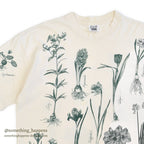 1990's REL-E-VANT PRODUCTS BOTANICAL ART PRINT T-SHIRT ... XL