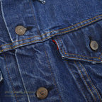 1970's Levi's 70505-0217 DENIM JACKET / INDIGO... Fits like 46