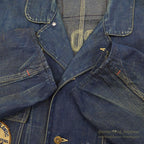 1950's LOTS OF PATCHES DENIM COVERALL...