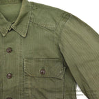 1940's BRITISH ARMY WW2 WAR AID HBT JACKET / US MADE...
