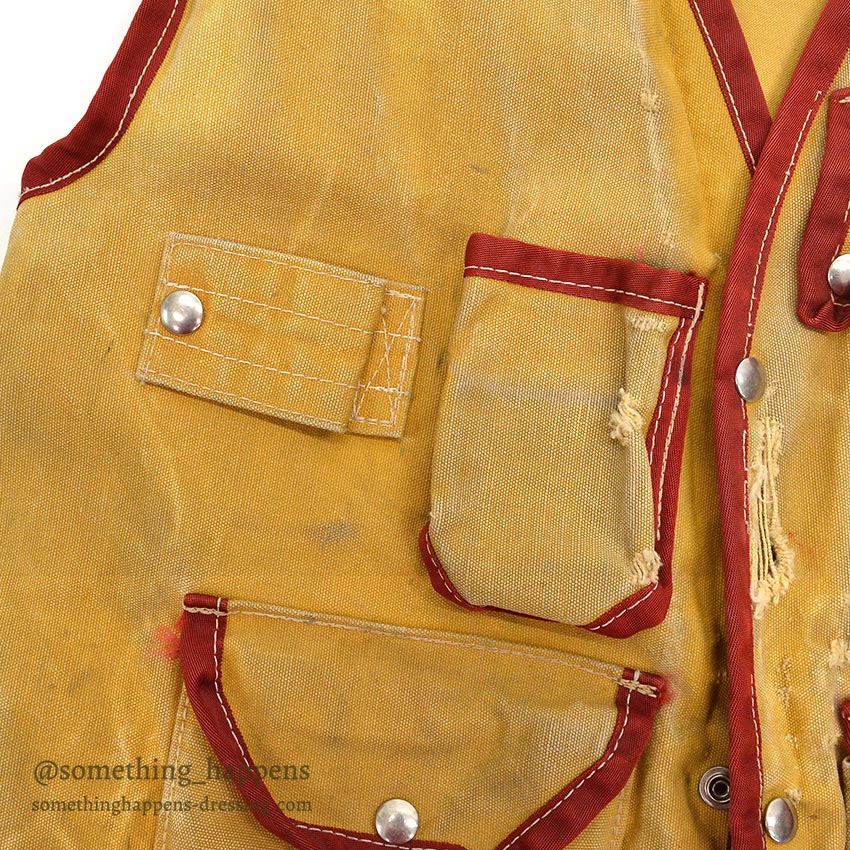 ~1960's FOREST SERVICE CANVAS VEST ...