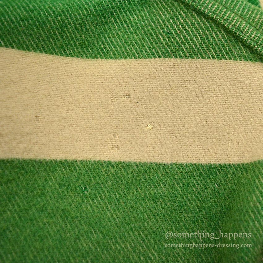 1930's ZERO KING STRIPED WOOL BLANKET JACKET / SHORT STYLE ...