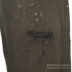 1940's CAN'T BUST'EM WW2 BLACK FRISCO PANTS / CROPPED ... W32