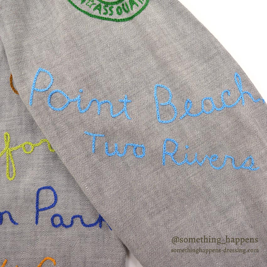 1950's~ CAMPERS TRAIL FULLY EMBROIDERED MEMORIAL JACKET / EXTREMELY RARE...