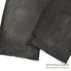 1930's BLACK FRISCO PANTS BACKLE BACK / HEAVY COTTON... W31/L29