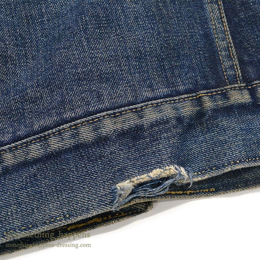 1960's LEVI'S 559 DENIM JACKET / DEEP HONEYCOMBS FADES...