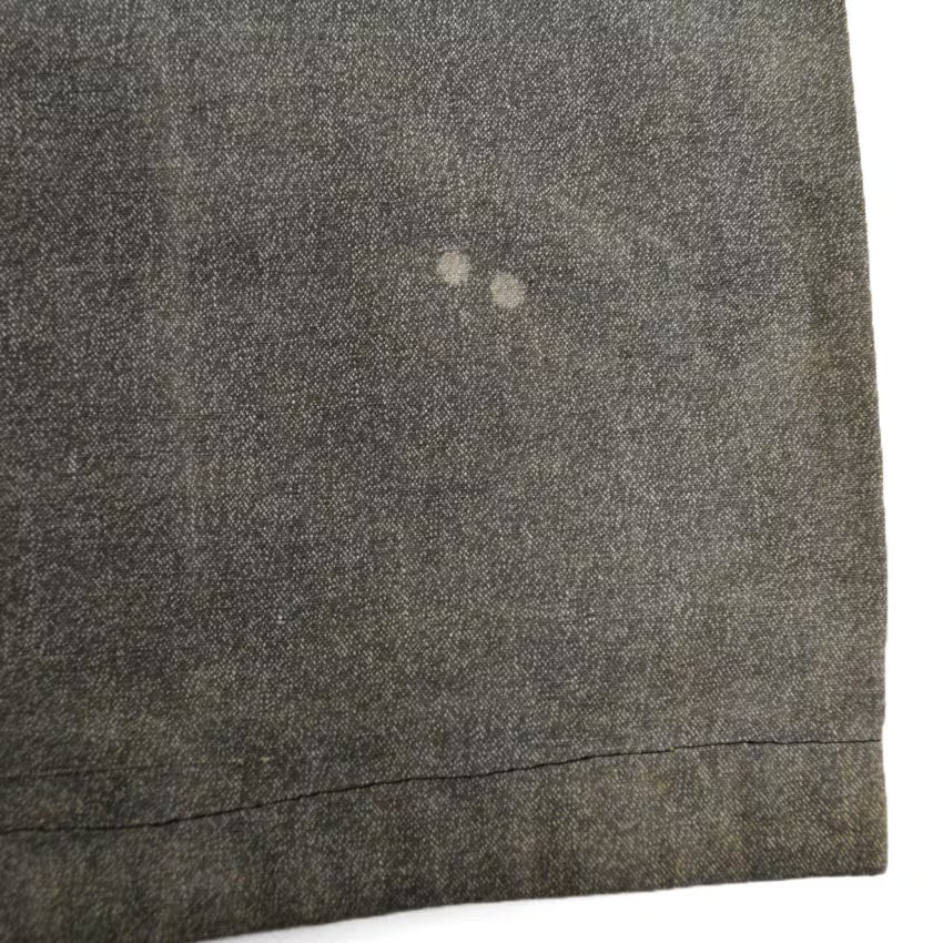 〜50's ごま塩 ブラックシャンブレー ワークパンツ... 実寸 W34×L28