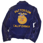 40's FFA embroidery button front jacket, rare... 42