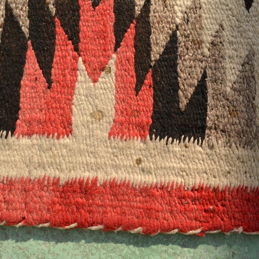 ~1930's Navajo Rug 'Eye dazzler' 2...90cm×154cm