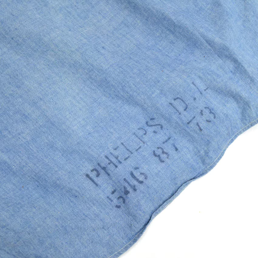 1940s US Navy WWII Chambray Shirt...
