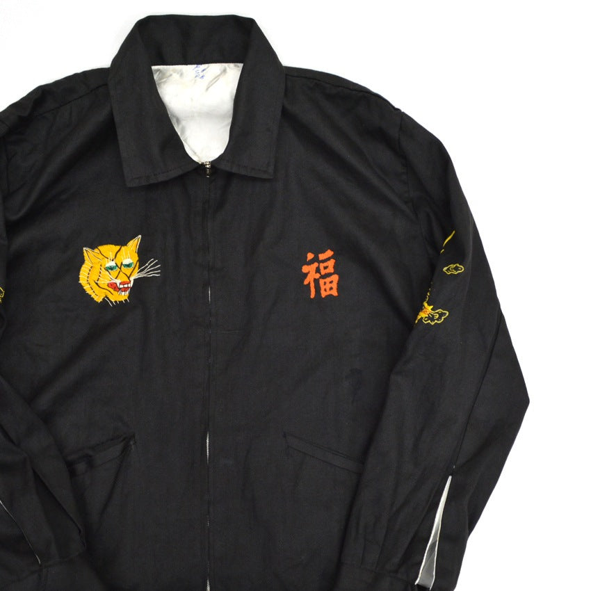 60's Vietnam Tour Jacket, Black Cotton... Size M