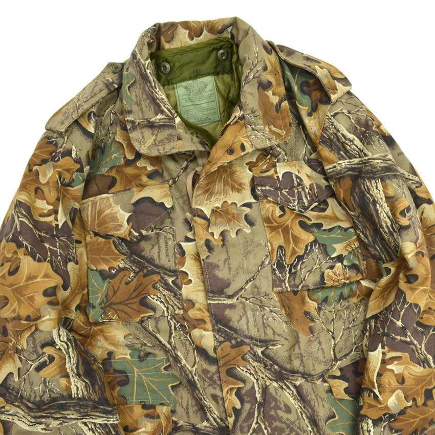 80's Deadstock M-65 Realtree Camo Jacket with Liner Set... M