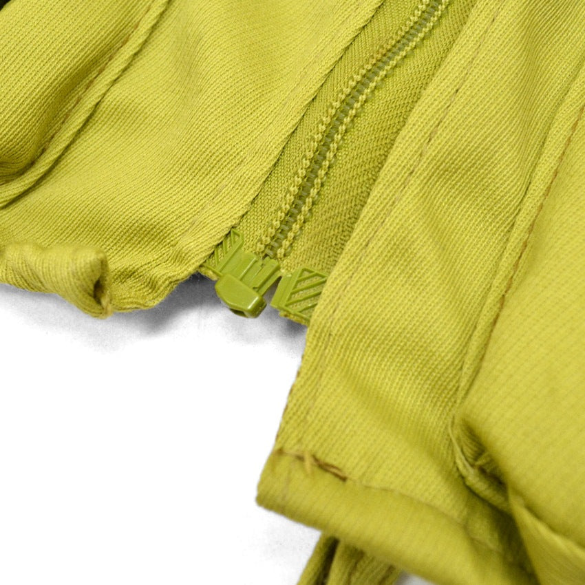 ~70's ideal fishing vest, lime green... M