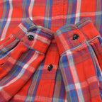 ~60's PILGRIM Flannel Shirt with Gusset... L