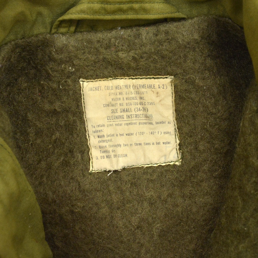 60's US Navy A-2 Deck Jacket Stencil... S