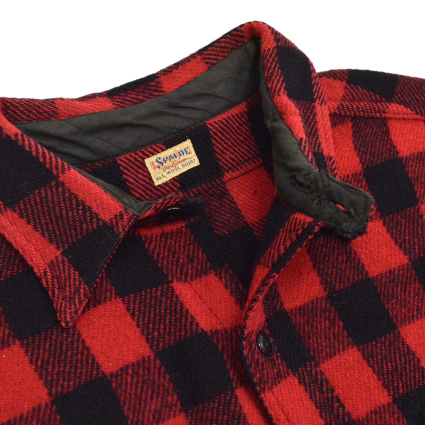 1930s- SPAIDE chin strap wool shirt...
