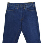 70's Levi's 646 Single Pants, Stamped Pocket Lining, Dark Navy Blue... W32 x L30