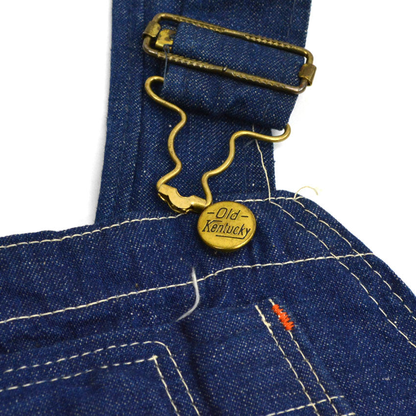 50s- Old Kentucky Denim Overalls, One Wash... W38 x L29
