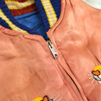 1950s Japan Souvenir Jacket (Sukajan) - Tiger & Dragon design, NBK zipper...
