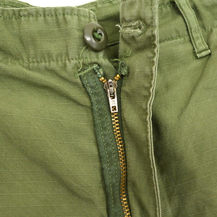 60's US ARMY Jungle Fatigue Pants, 1969 Modified... SMALL