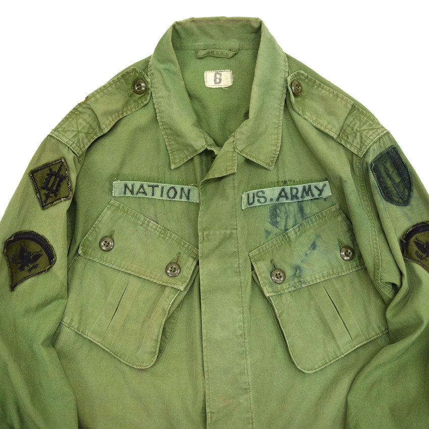 60's US ARMY Jungle Fatigue First Modified... S