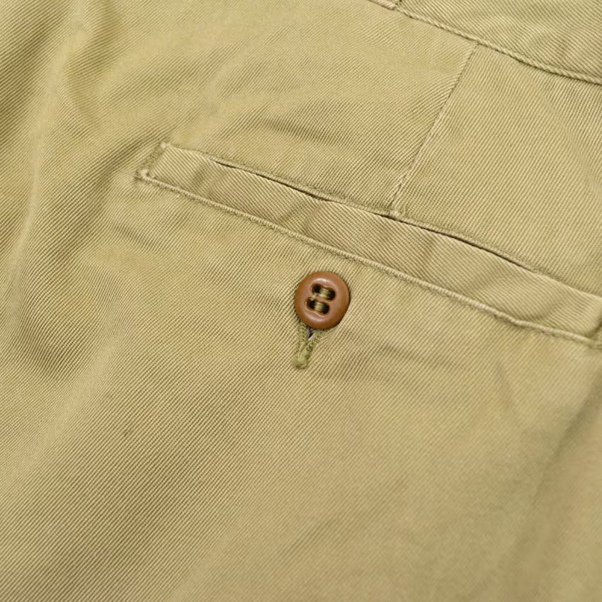 1950s US Army Chino Trousers with Urea Buttons... 32x30