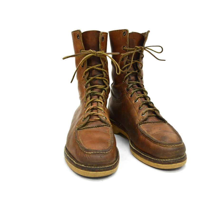 60's Chippewa Black Tag Moc Toe Work Boots... about 8 1/2