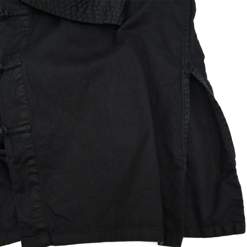 ~90's Kung Fu Shirt, All Black, Cotton...