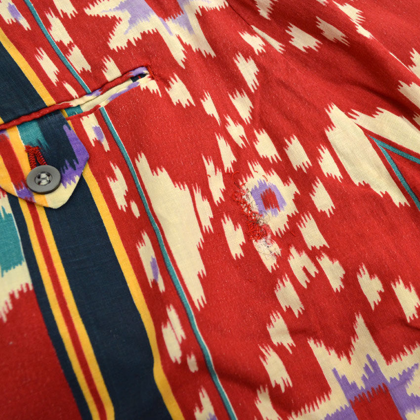 ~70's Steve Petix 'Native Pattern' Cotton Slacks...