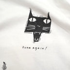 90's YOUR HEAD GOES HERE Cat Graphic T-Shirt ... L