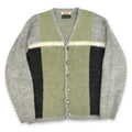 60's Kandahar FOUR COLAR MOHAIR CARDIGAN... L