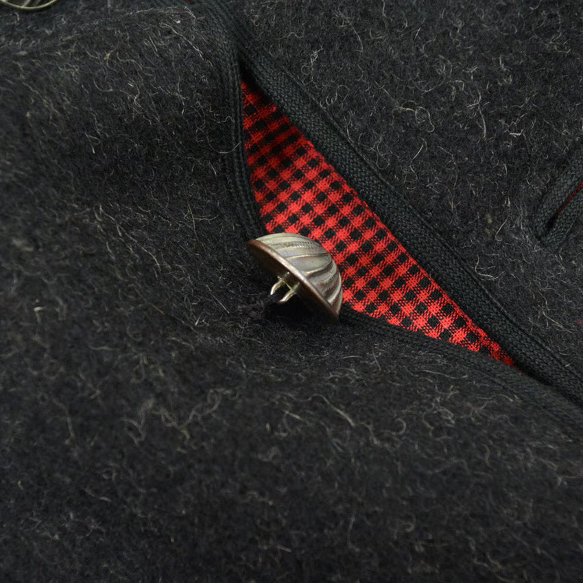 ~40's BLACK PURE WOOL TIROL JACKET...