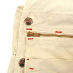 1950s-style PAYDAY PENNEYS off-white overalls with apron...