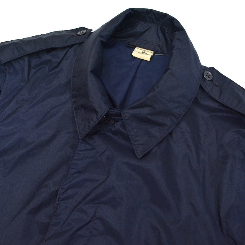 70's USAF RAINCOAT NYLON BLUE...40R
