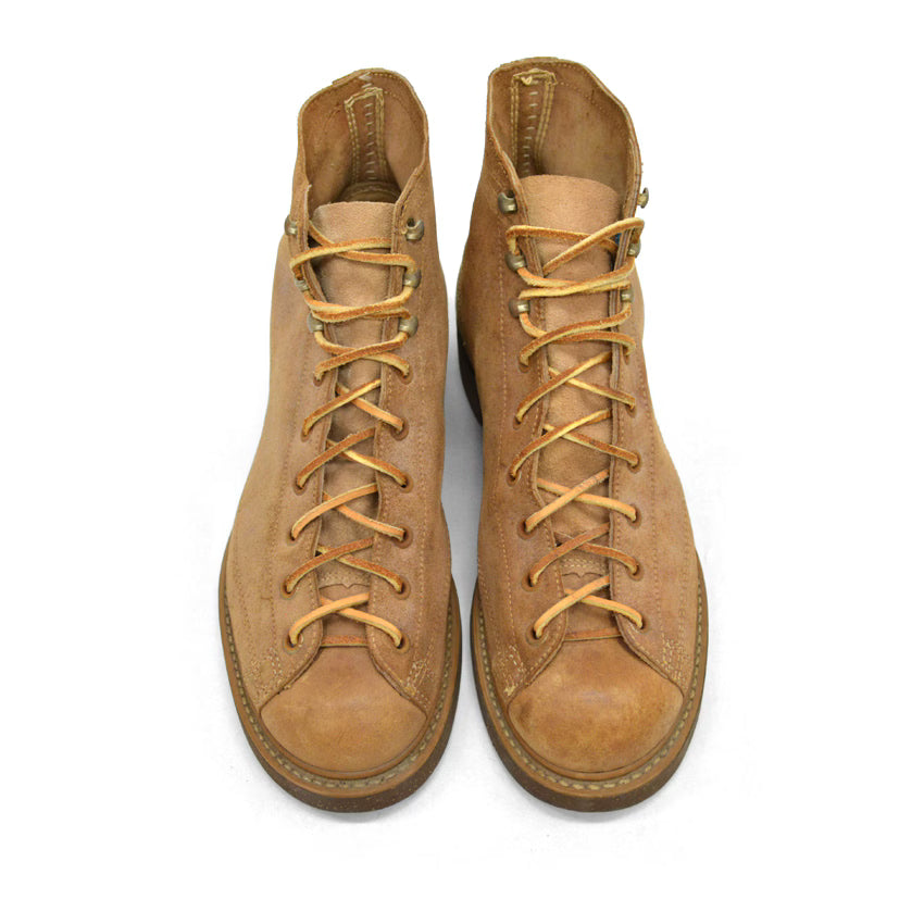 Circa 1950's OLD MONKEY BOOTS CORK SOLE MINT... 71/2