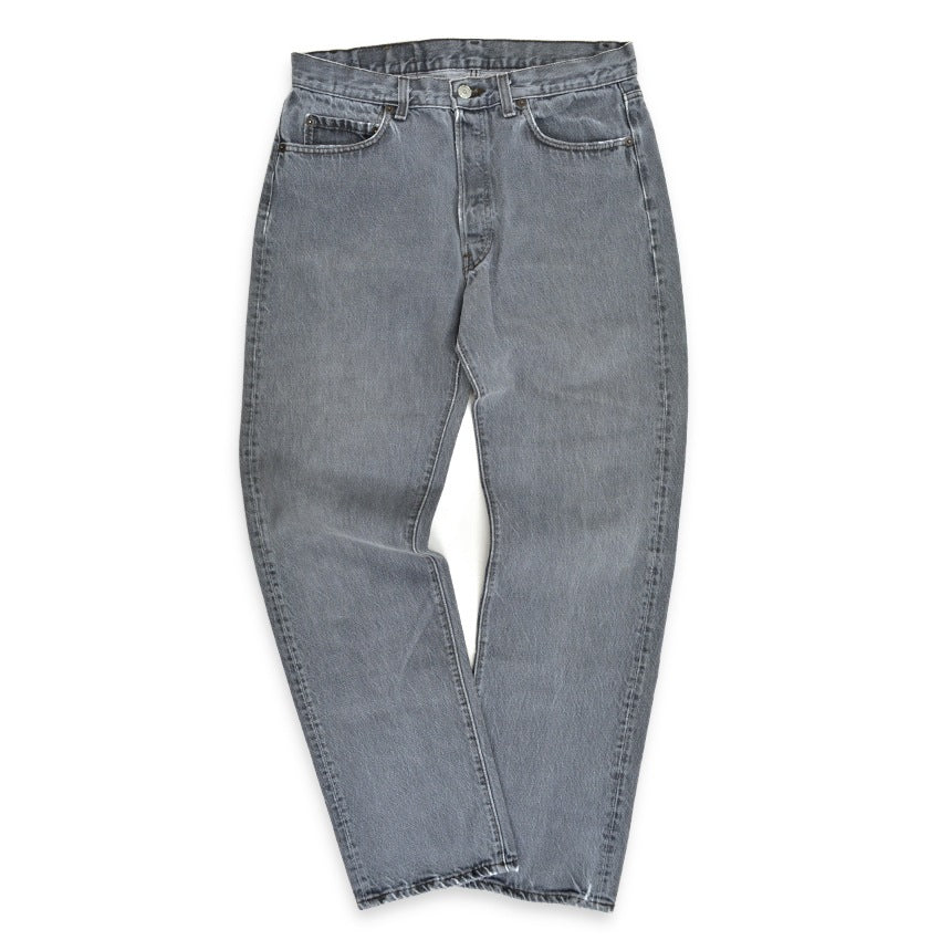 1980's Levi's 501 FADED BLACK DENIM PANTS... W32 L32