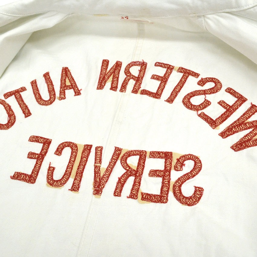 1950's INDUSTRIAL UNIFORM CO. WESTERN AUTO SERVICE COAT... 42