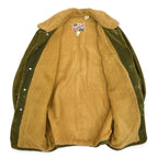 1970's Lee Green Corduroy Boa Lining Coverall...