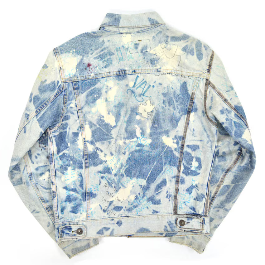 1980's Levi's 70505 Class of 85 Bleached Denim Jacket ... Fits like 38