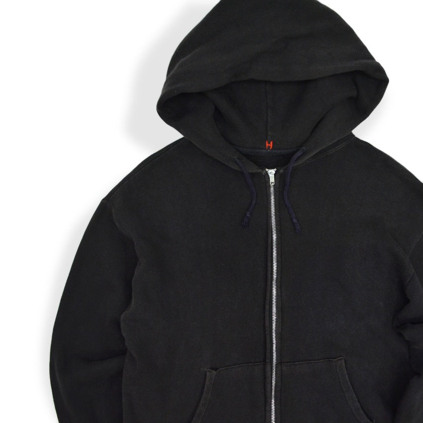 1960's〜 BLACK ZIP UP SWEAT HOODIE ...