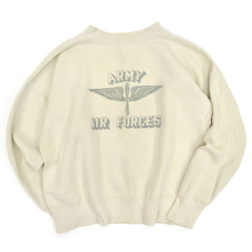1940's Sportswear WW2 ARMY AIR FORCES SWEAT SHIRT... L