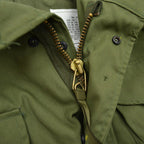 1980's Deadstock USARMY M-65 OD 3RD SCOVILL ZIPPER... SR