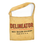~1930's DELINEATOR BOY SALES DIVISION MAGAZINE DELIVERY BAG...