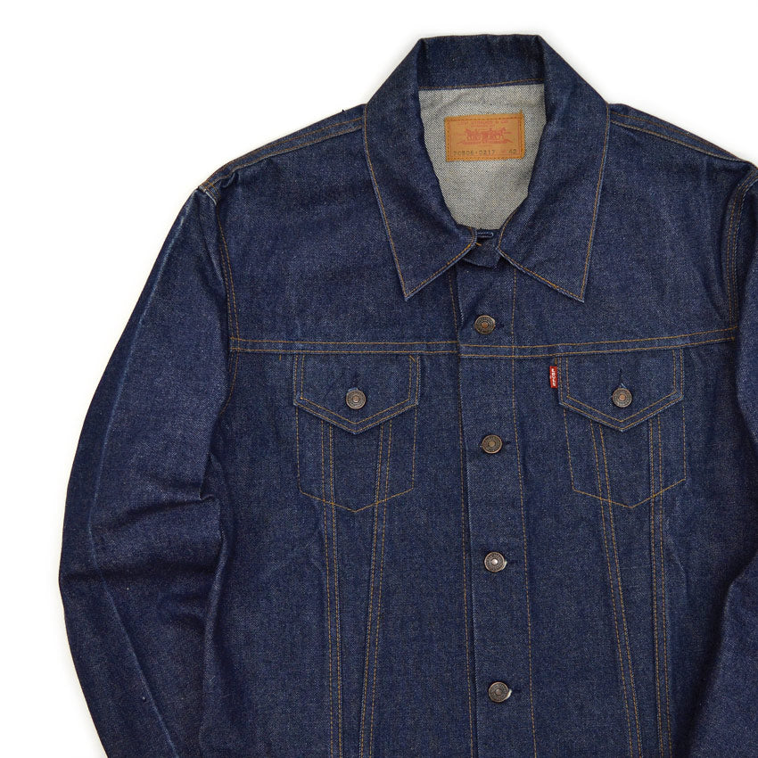 1970's~ Levi's 70506 DENIM JACKET TWO POCKET NO WASH Rare item... 42