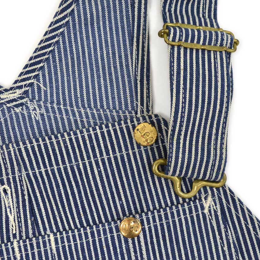 〜1960's DEADSTOCK Lee 98SB HICKORY STRIPE OVERALL ... W36 L29