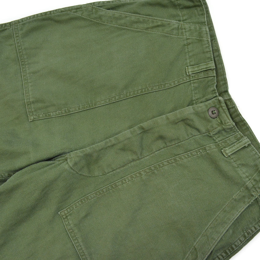 1960's USARMY COTTON SATEEN OG-107 BAKER PANTS... W33 L28