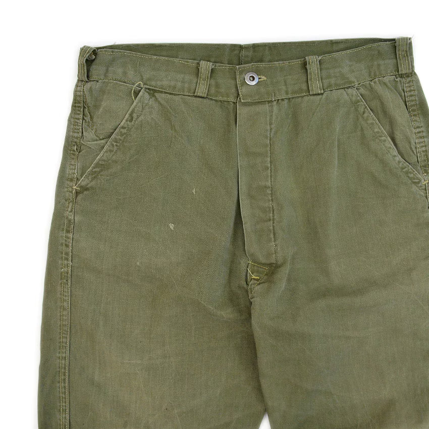1940's USARMY WW2 HBT PANTS PRIVATE PURCHASE NAMED... W31 L31