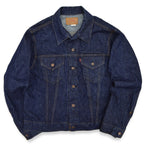 1970's Levi's 70505 small-e DENIM JACKET DARK... 46