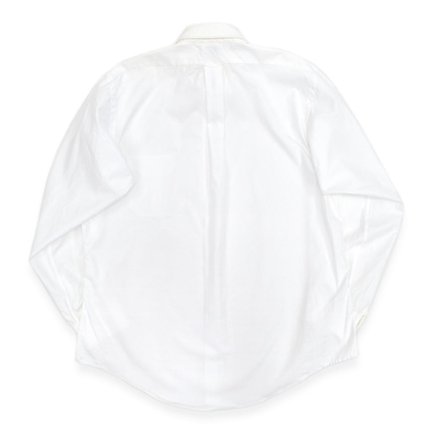 1960's DEADSTOCK LUXURIOUS PIMA COTTON WHITE SHIRT ... 161/2