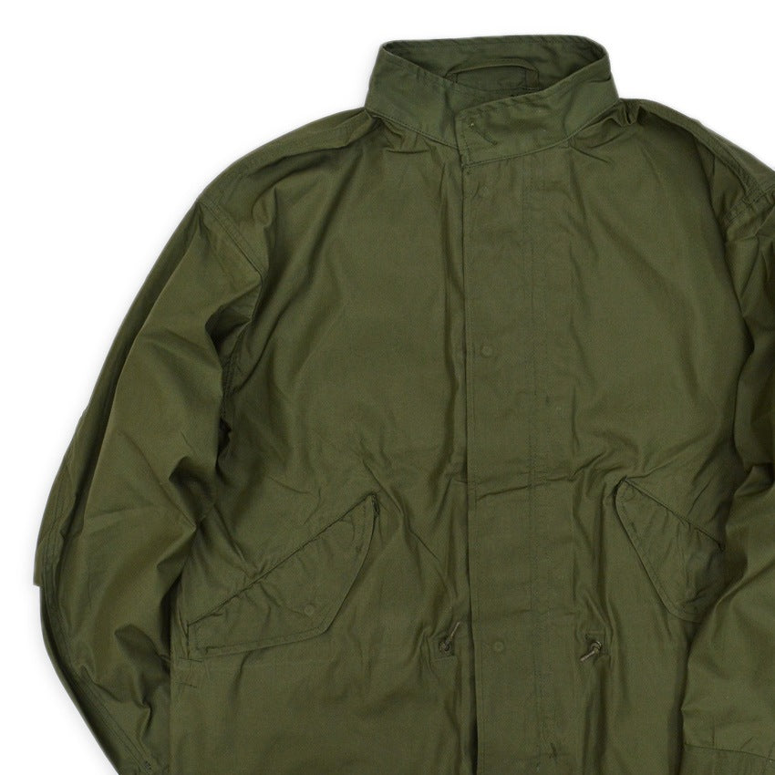 1970s Deadstock US Army Parka, Men's, M-65, Aluminum Zipper... X-Small